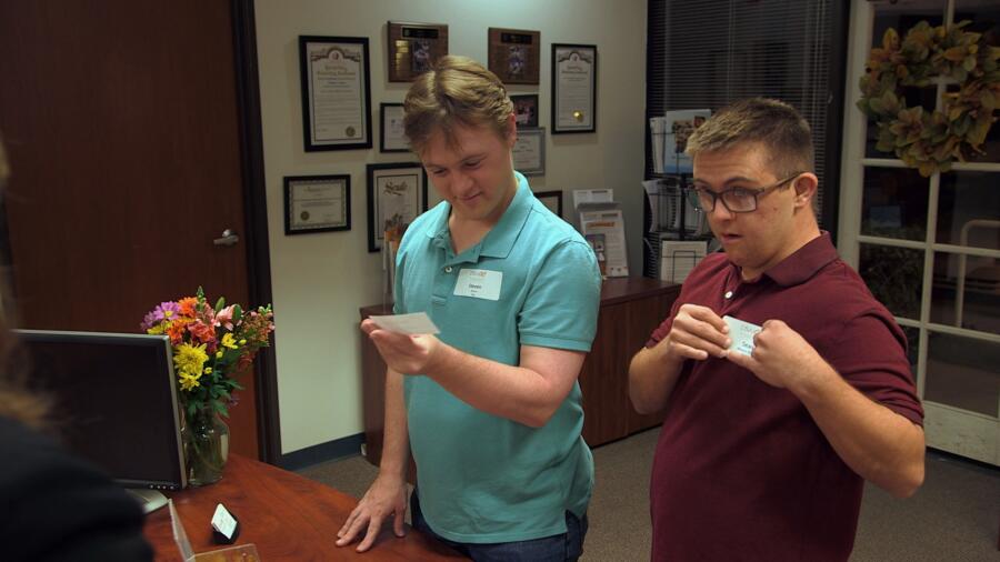 Steven and Sean attend a mixer