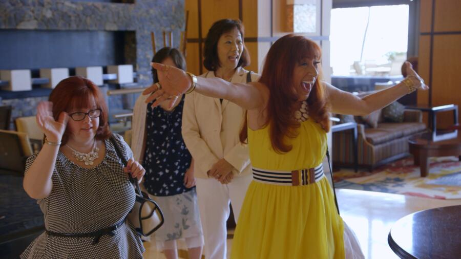 Hiromi, Rachel, and her mom, Laurie