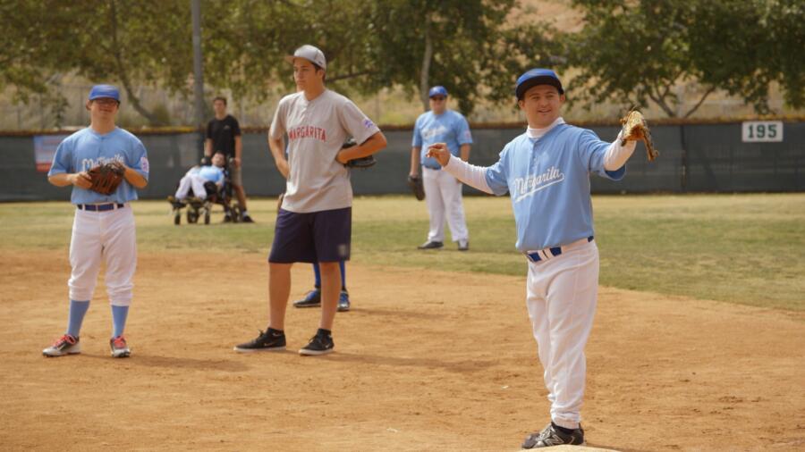 Sean plays first base