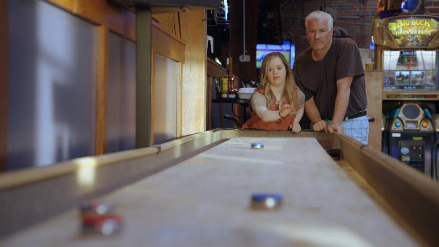 Megan and her dad, Greg