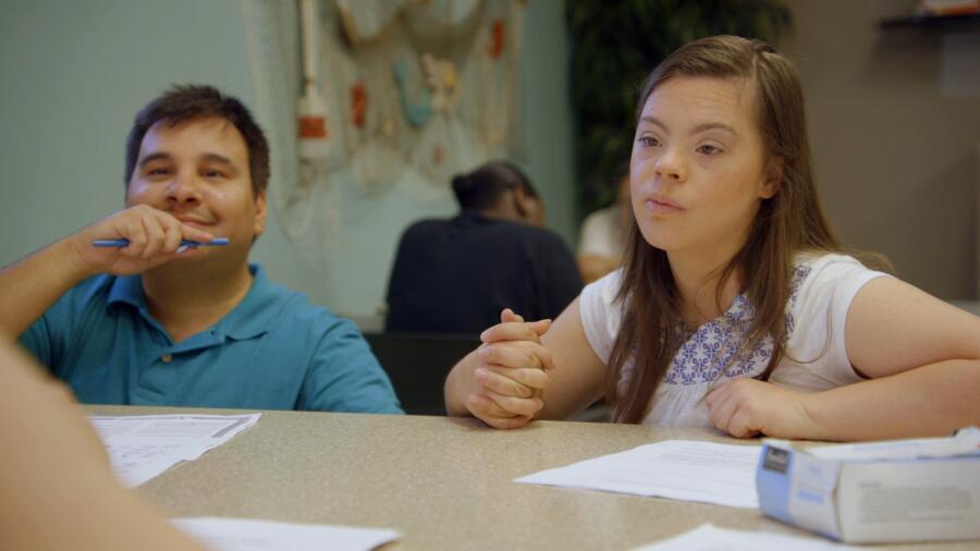 Angel and Cristina meet with their Independent Living teacher