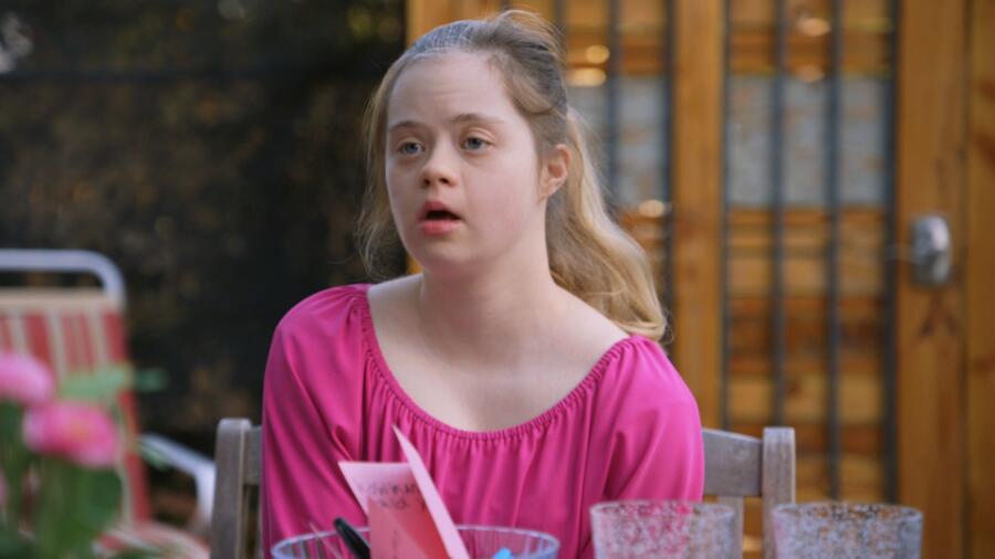 Megan tells her friends what scares her