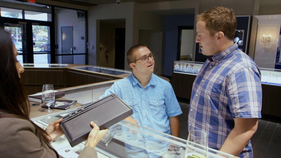 The Seans go engagement ring shopping