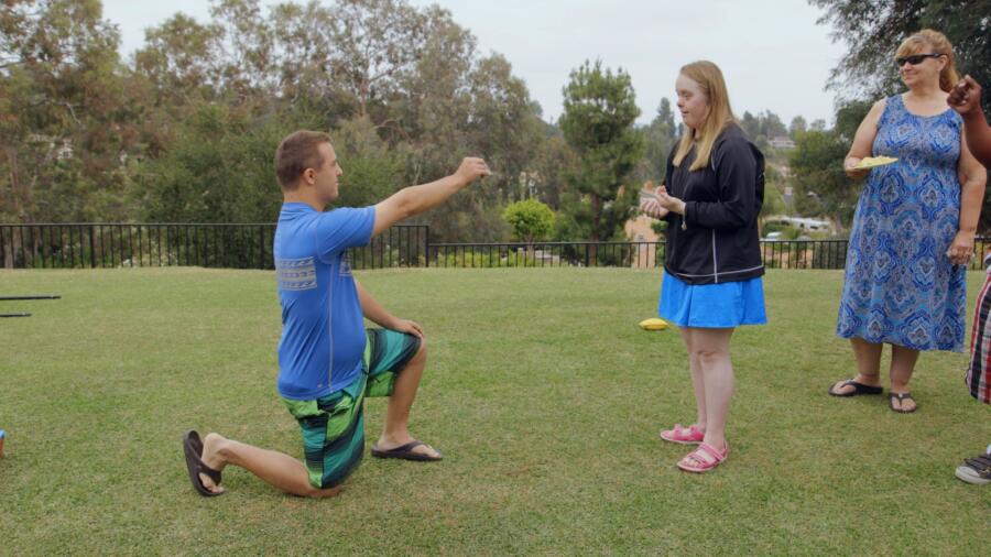 Sean gives his girlfriend a commitment ring