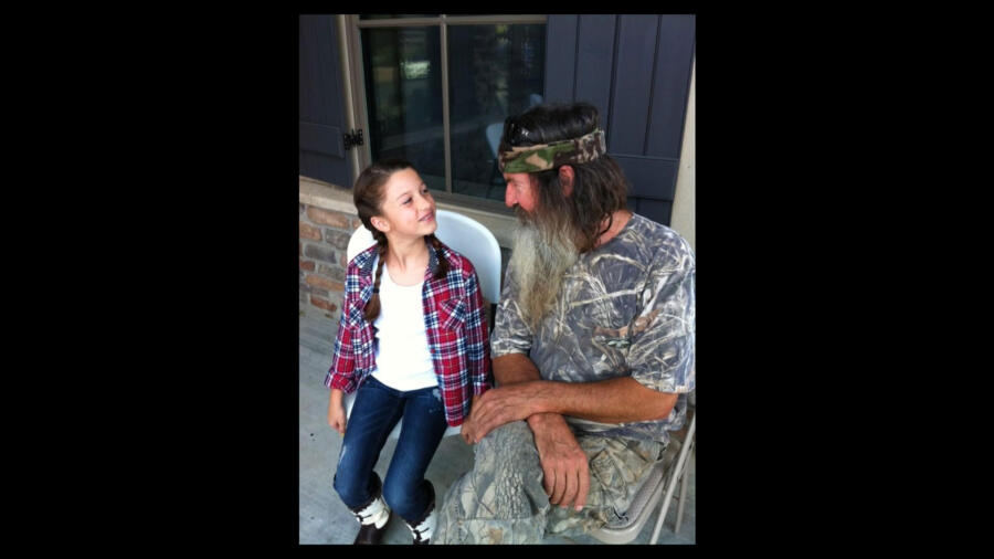 Bella and Phil Robertson from Duck Dynasty