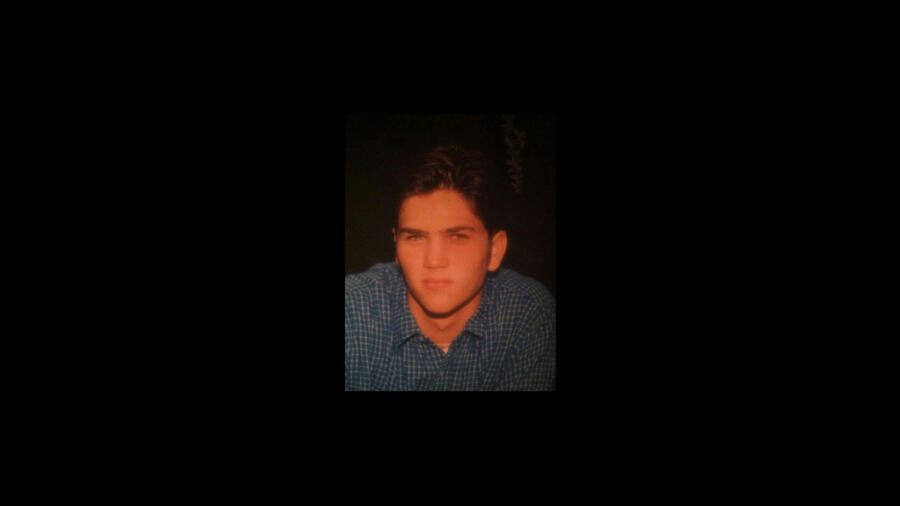 Jep Robertson as a high school student without a beard