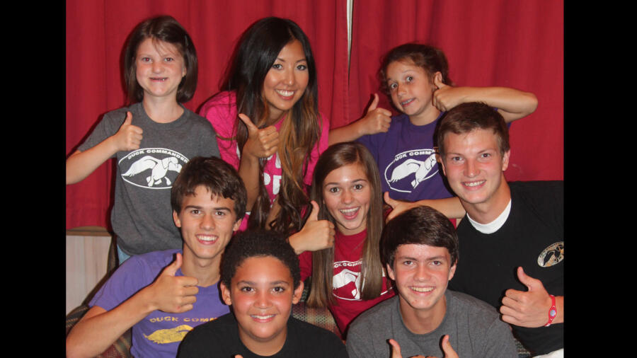 The Robertson kids from Duck Dynasty