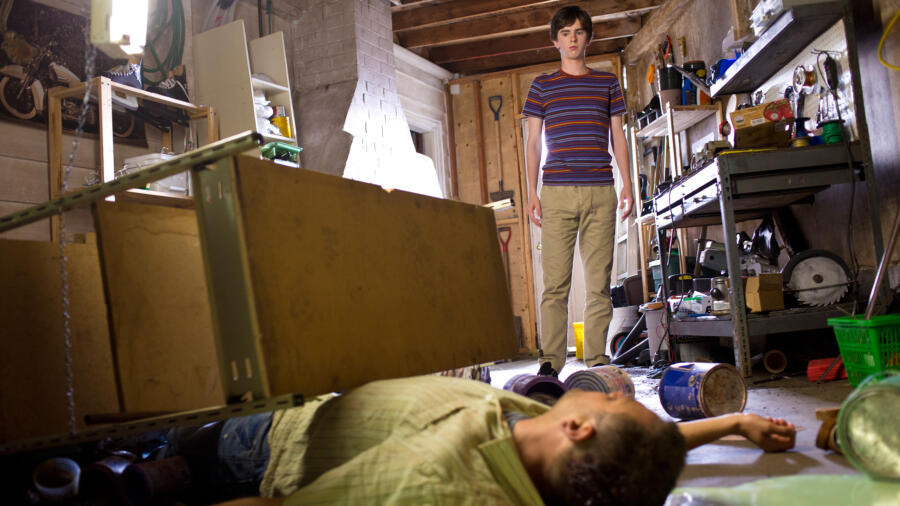 Norman finds father in garage