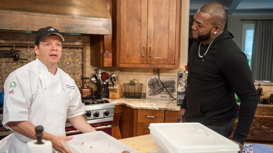 Paul and David Ortiz make burgers