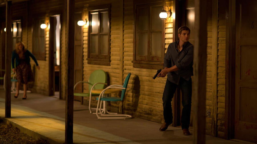 Shelby investigates a noise