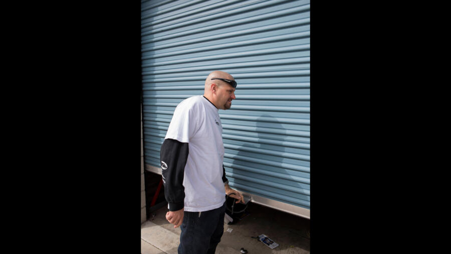 Jarrod Schulz opens new locker