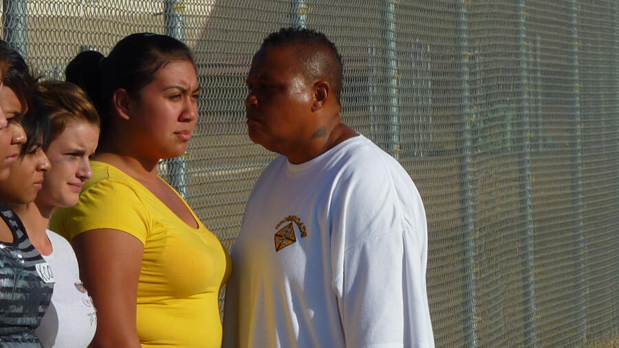 Pricilla ignores inmate Green Eyes