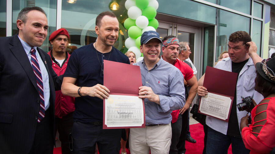 Donnie and Paul at the opening.