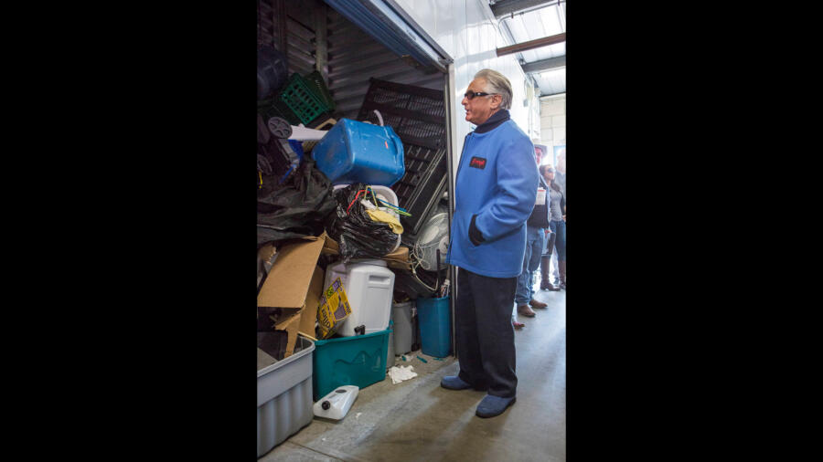 Barry Weiss finds locker of marijuana growing equipment