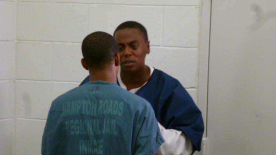 Inmate Karen connects with Jeffery