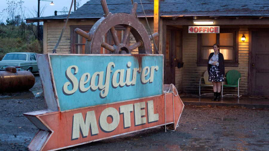 The Seafairer sign comes down