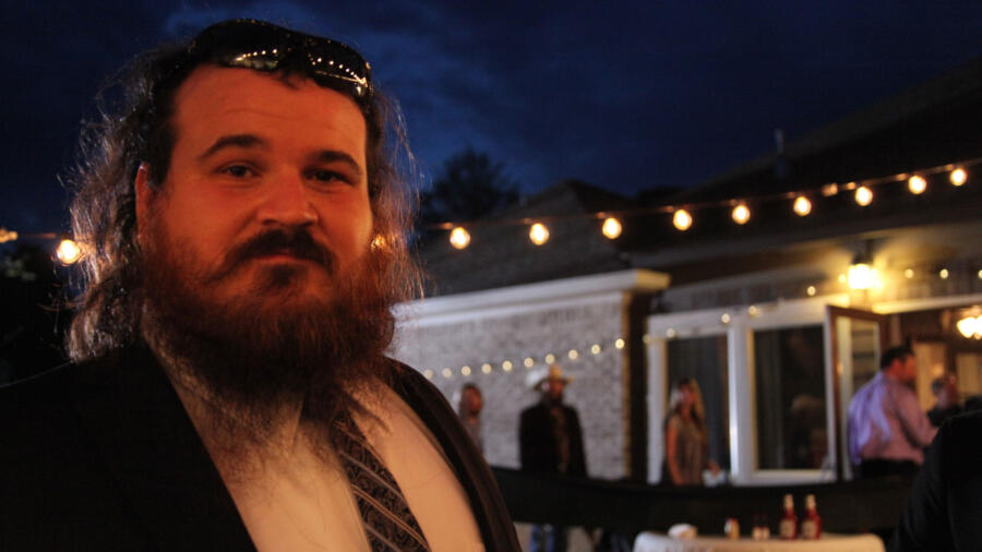 Duck Dynasty's Justin Martin at Duck Commander's 40th Anniversary party
