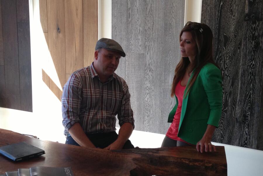 Amie inquires about wood accents.