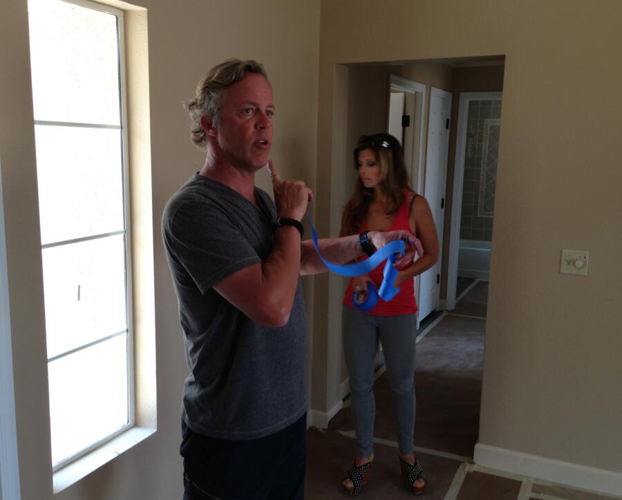 Scott and Amie think about how they're going to update a home during a renovation.