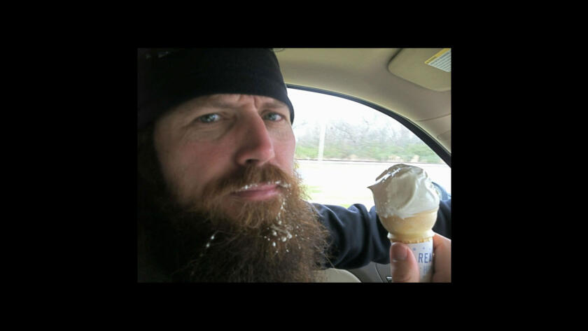 Missy tweeted: And THAT's how u eat an ice cream cone! #BeardsAtWork #DuckDynasty