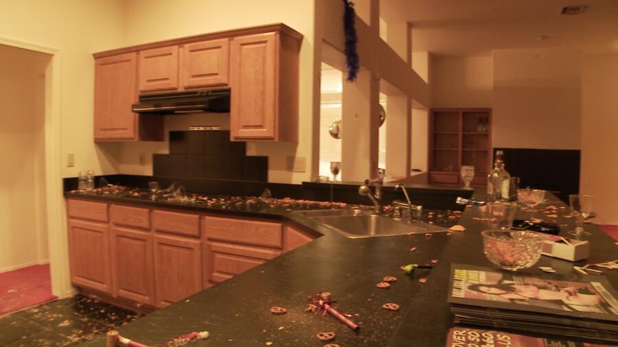 This kitchen needs a lot of work, but Scott and Amie love a challenge.