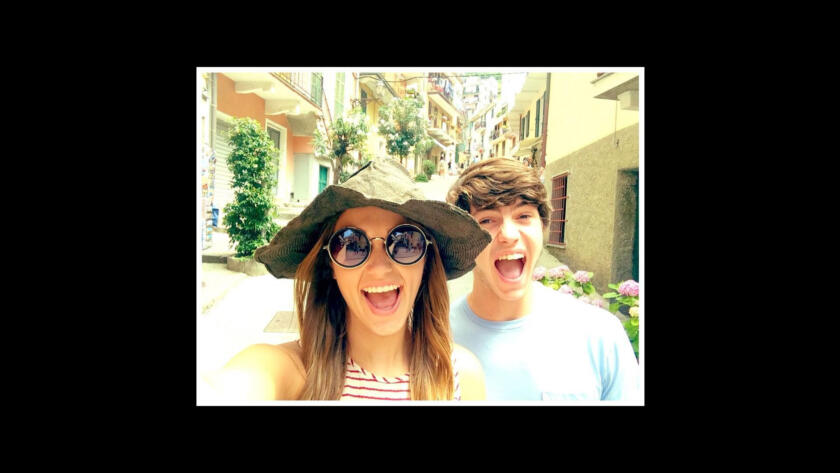 Sadie and Cole in Italy