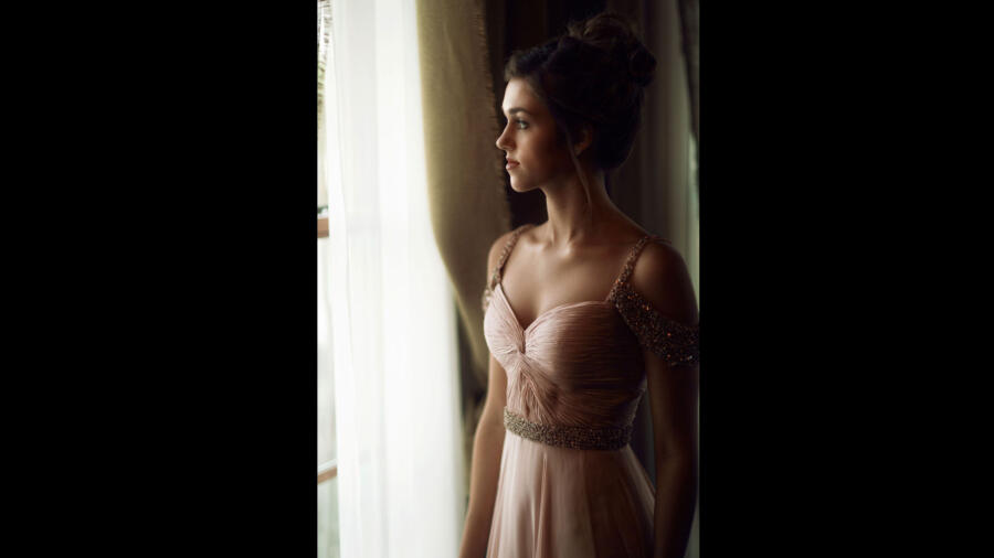 Sadie Robertson as a bridesmaid at brother John Luke Robertson's wedding