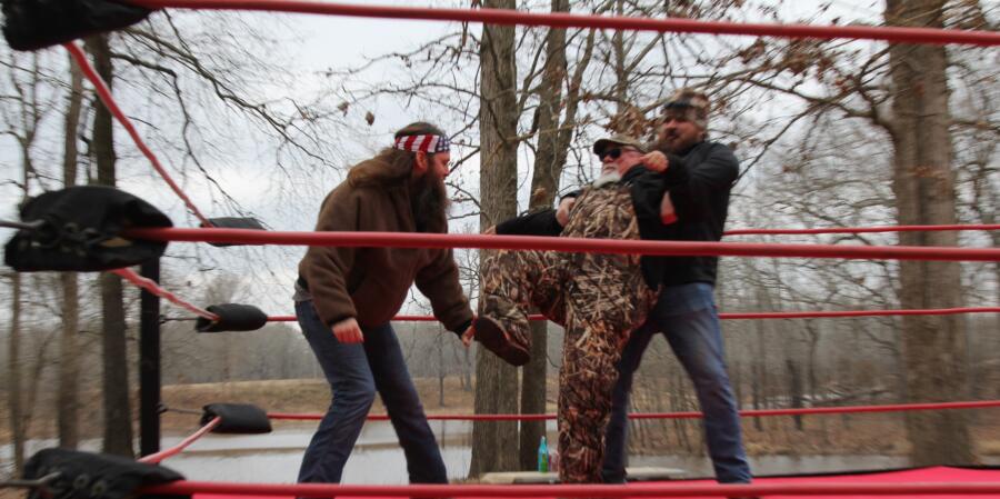 According to Korie, it's been a long time since Willie has exercised as much as he is in the ring.
