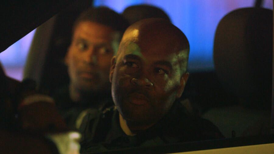 Officer Victor Gant on scene