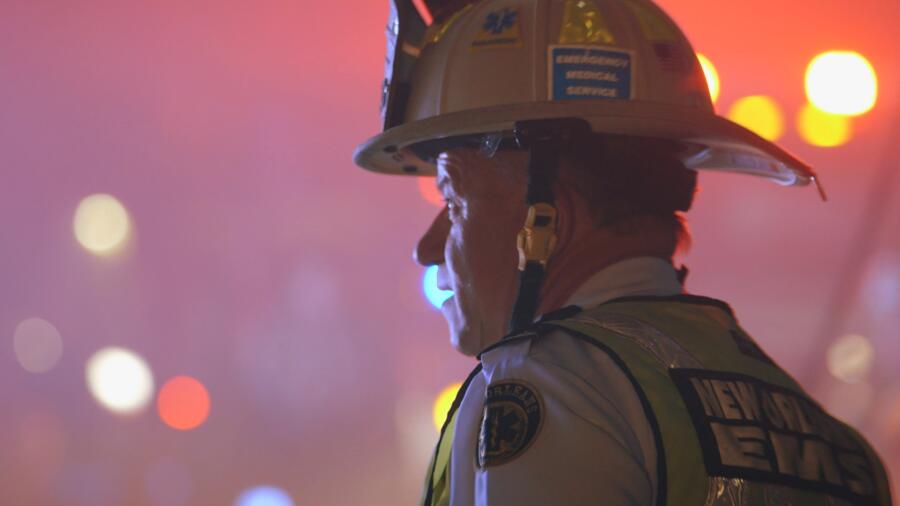 Chief Bouvier on scene