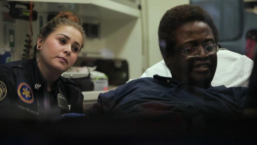 Holly treats a patient with dehydration