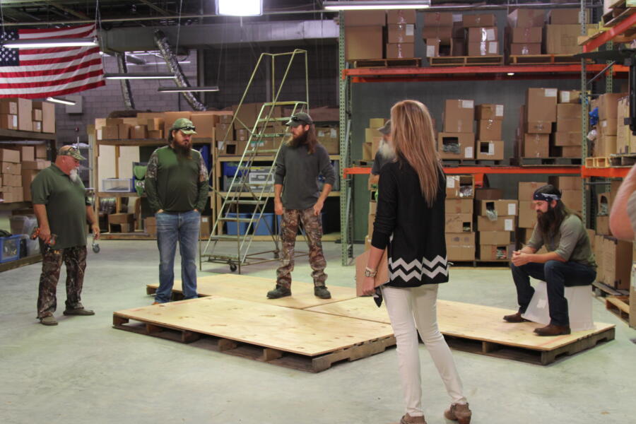 Korie assigns roles for the Nativity play