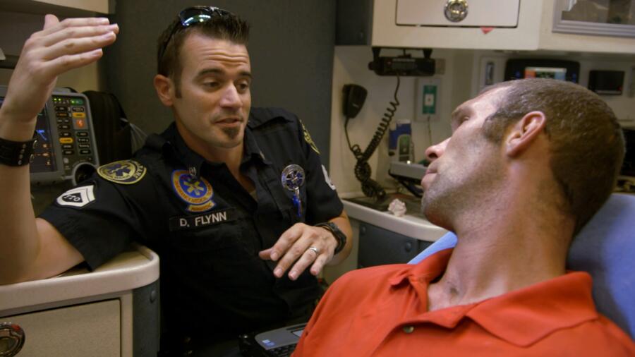 Dan talks to a patient hoping to get clean from drugs