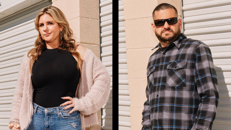 Brandi Passante and Jarrod Schultz on A&E's Storage Wars