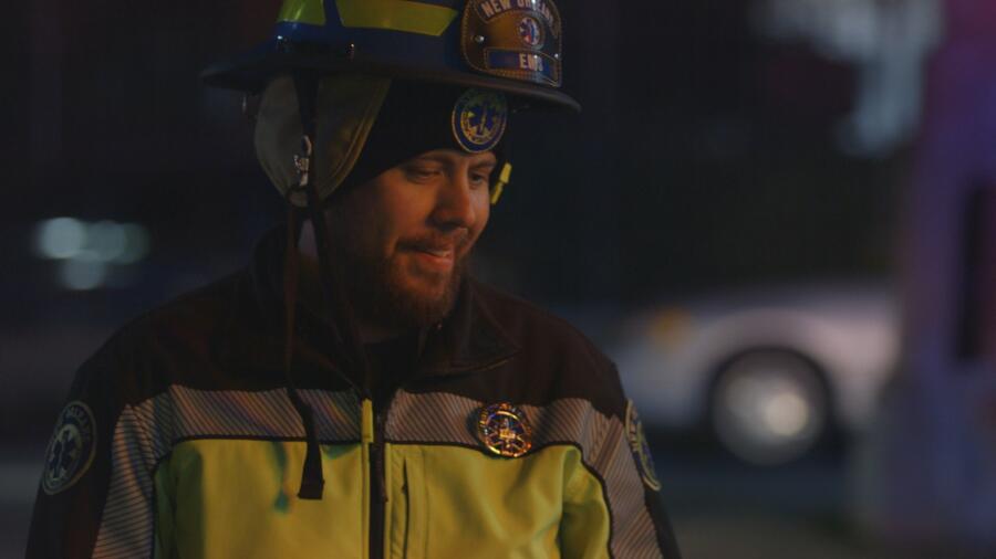 Nick meets up with the crew