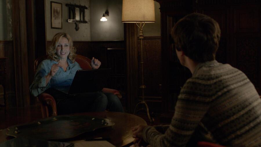 Norma tells Norman they're moving