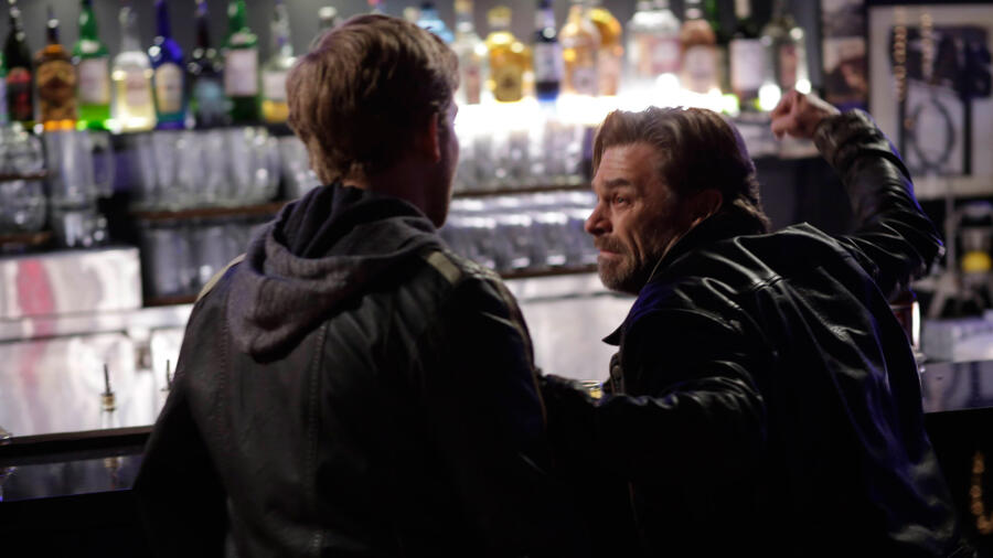 Remo sucker-punches Dylan