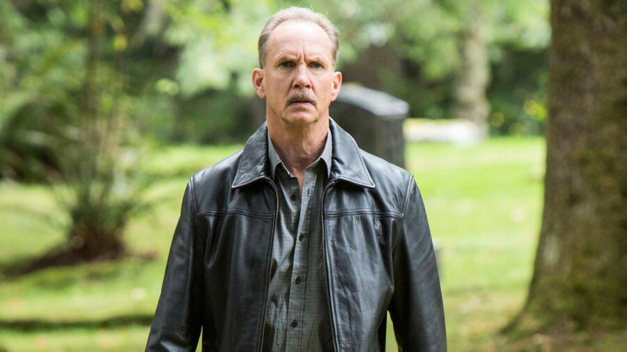 The stranger approaches Norman