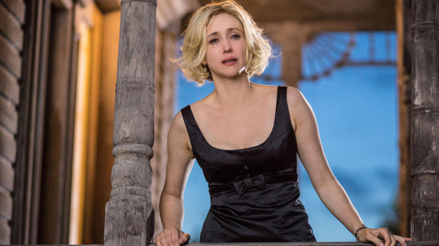 Norma watches as Dylan leaves.