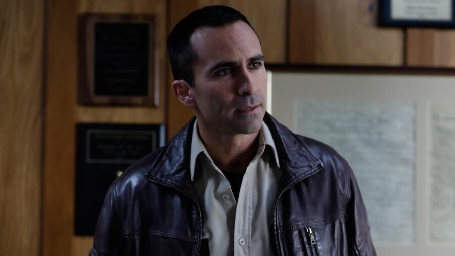 Sheriff Romero (Nestor Carbonell) is annoyed with his over-achieving deputy...