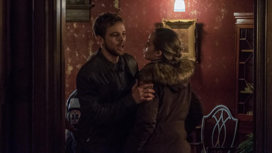 Dylan chases after Norman and the sheriff