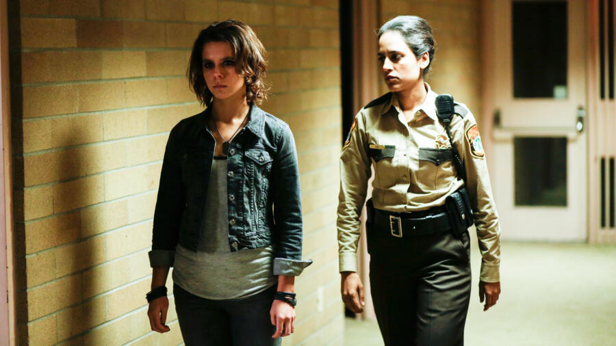 Cody is escorted to the restroom