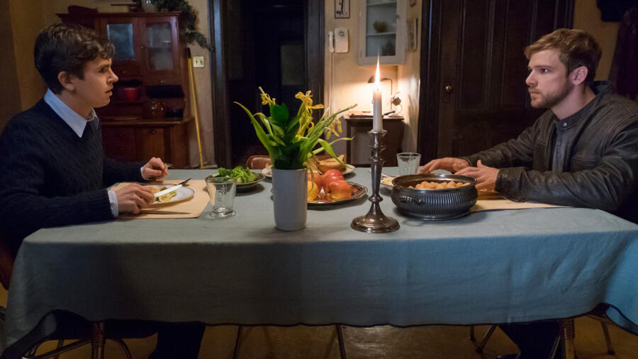 Norman is hoping to have a pleasant meal, but Dylan has some questions.