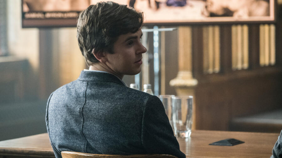 Norman notices Dylan's arrival.