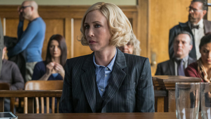 Mother listens as the hearing proceeds.