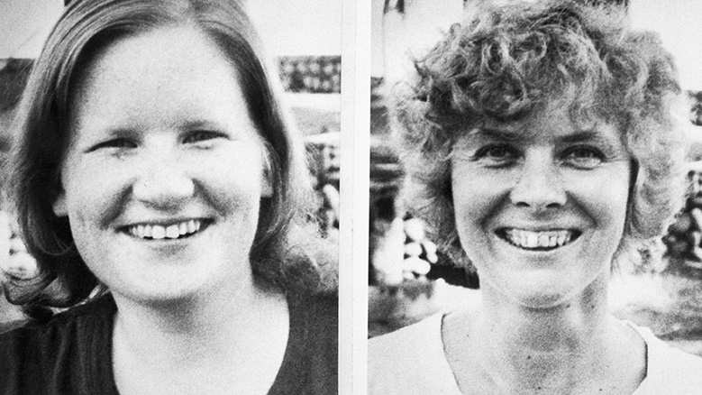 Cleveland, OH-Two of the four American Catholic missionaries slain in violence-ridden El Salvador 12/3 are shown in undated file photos. Slain were lay missionary Jean Donovan, 27 (L), and Sister Dorothy Kazel, 40 (R), an Ursuline nun. Also slain were two Maryknoll nuns, Sisters Ita Ford, 40, and Maura Clarke, 46.