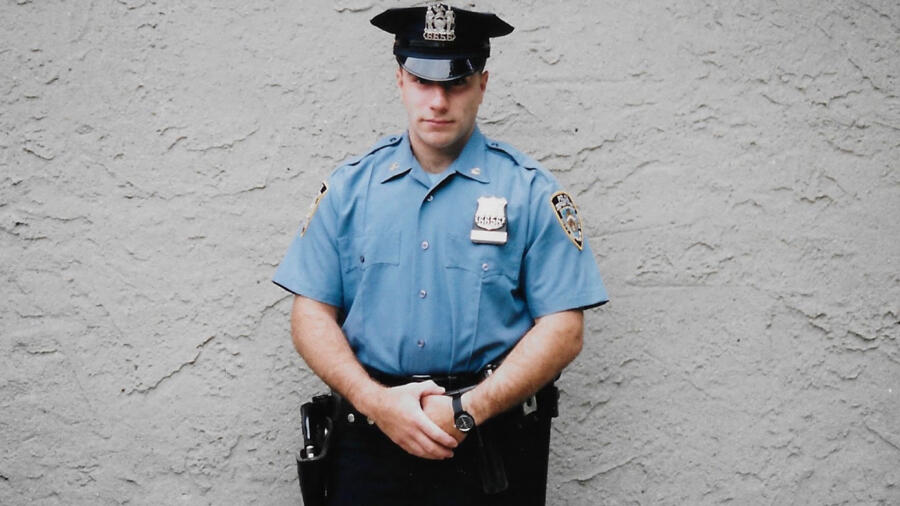 Retired Detective Sergeant Joseph Giacalone in his rookie year.