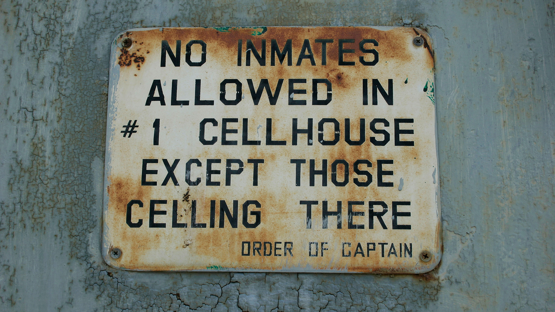 A sign from the Old Idaho State Penitentiary.