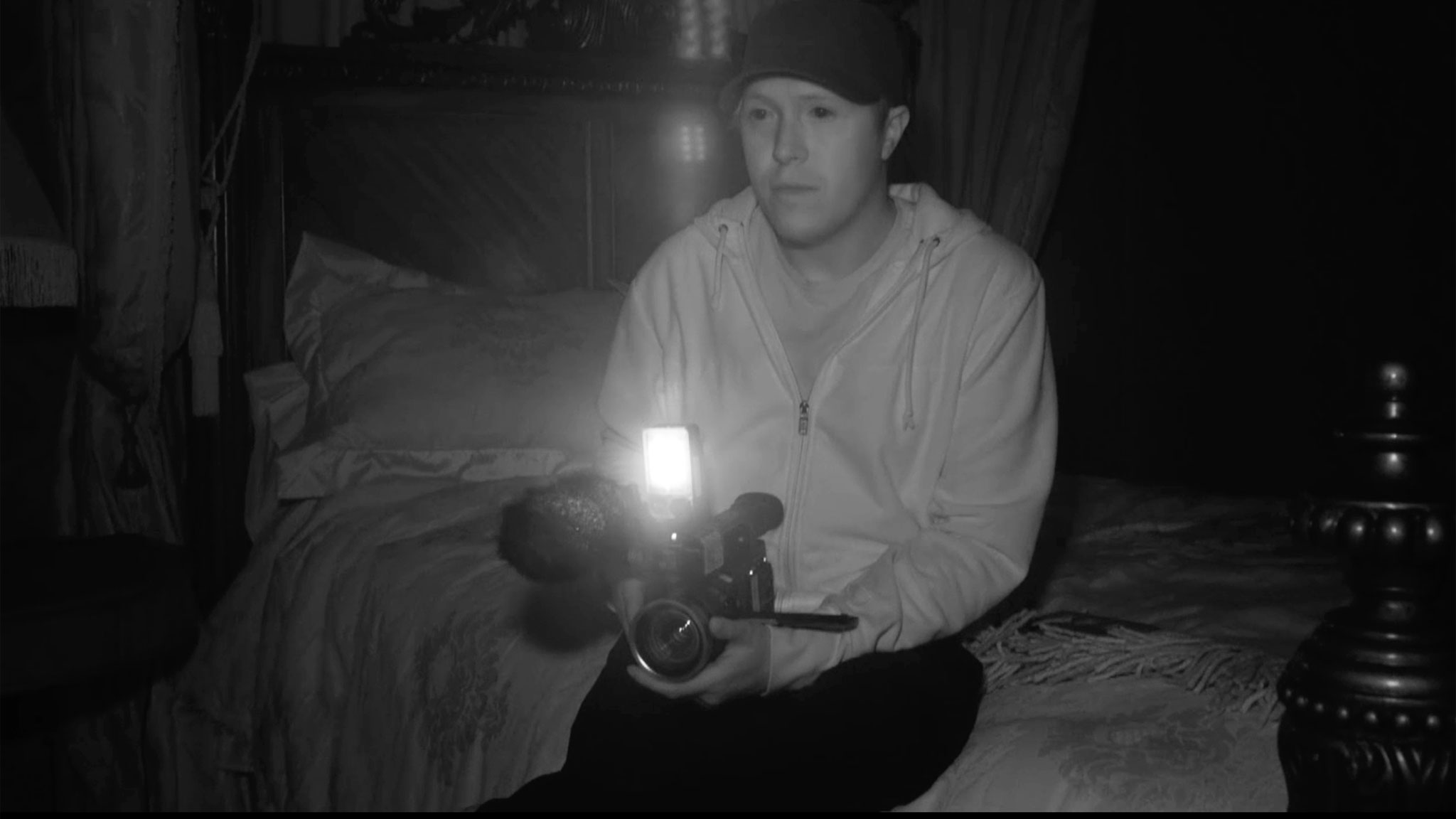 Brandon uses an infrared camera to spot GHOSTS!