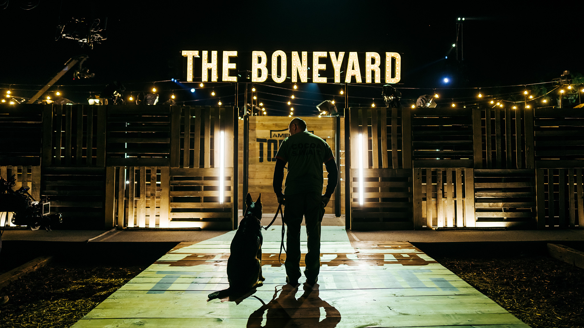 The entrance to the Boneyard.